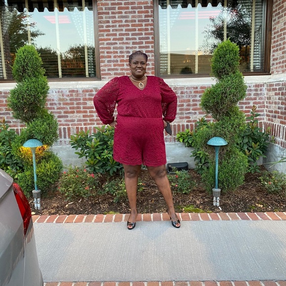 Maurices Lace Romper - Picture 3 of 3